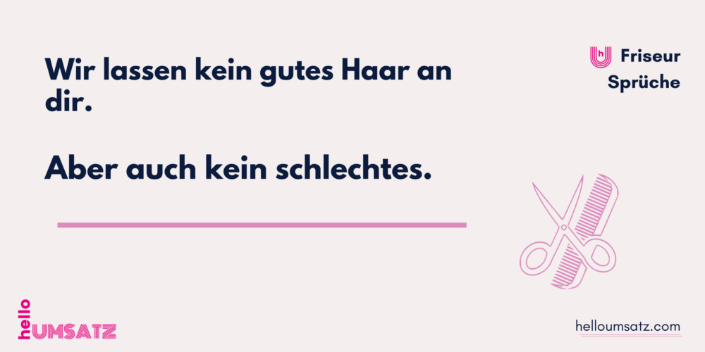 FRISEUR SPRÜCHE für Werbeschilder & Friseurflyer
