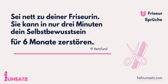 FRISEUR SPRÜCHE für Werbeschilder & Friseurflyer