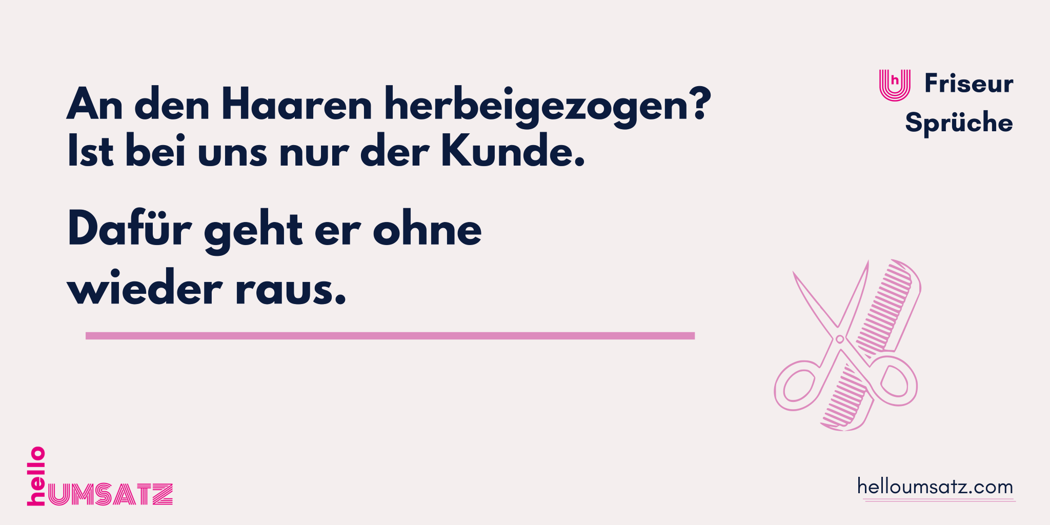FRISEUR SPRÜCHE für Werbeschilder & Friseurflyer