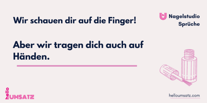 LUSTIGE SPRÜCHE fürs NAGELSTUDIO 20 Ideen