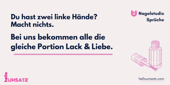 LUSTIGE SPRÜCHE fürs NAGELSTUDIO 20 Ideen